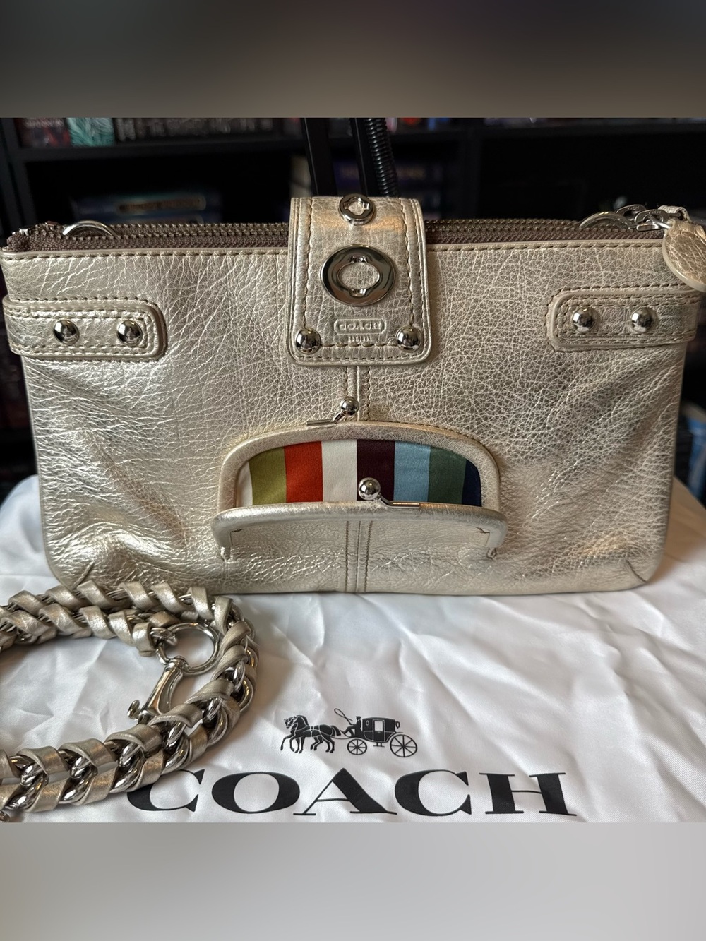 Coach Bridget 65th Anniversary Legacy Limited Edition bag in metallic leather - Picture 2 of 5